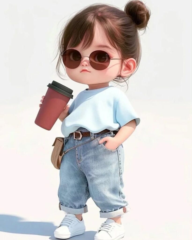 Cartoon dp for girls