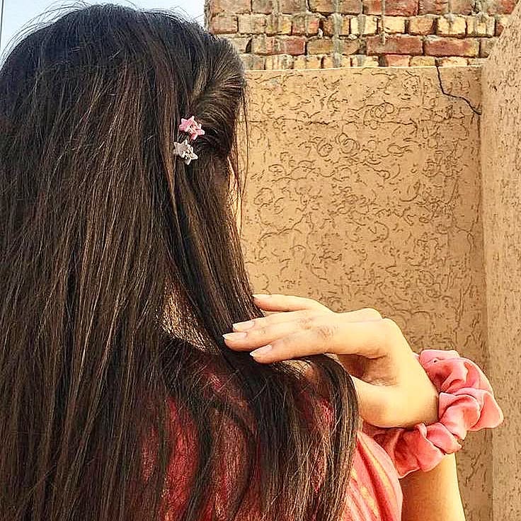 Hidden face dp for girls